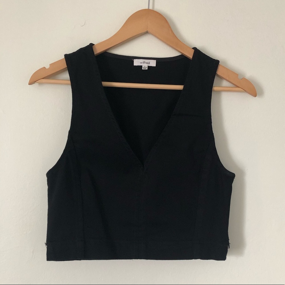 Wilfred by Aritzia Bustier Fitted Top sz 4